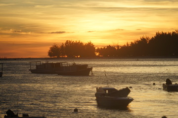 Naklejka premium sunset