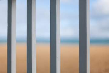Balustrade at the beach