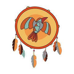 Indian tambourine Icon