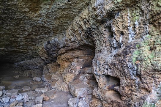 Grottes troglodytes de La Jaubernie, Coux, Ard&egrave;che, France