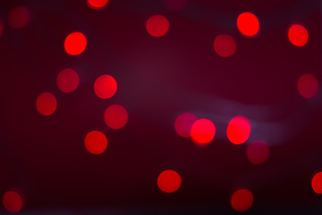 Christmas or Chinese new year  red bokeh