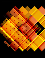 Color arrows on black background