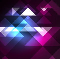 Obraz premium Cosmic electric background with shiny glowing plexus electricity impulses