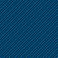 neon lines blue color banner. blue stripes poster gradient for design. abstract lines blue color. dark aqua background pattern. 45 degree angle. vector illustration.