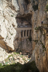 Naklejka premium Chemin du roi en andalousie