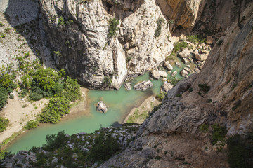 Chemin du roi en andalousie