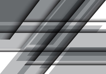 Abstract gray polygon technology design modern futuristic background vector illustration.