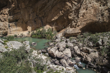 Chemin du roi en andalousie