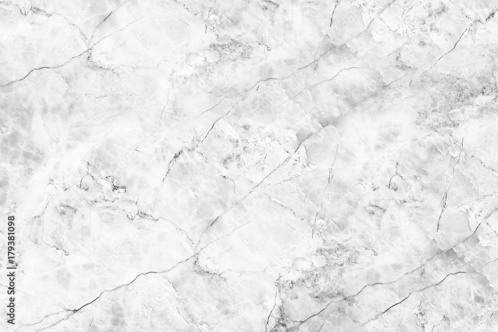 Poster elegant white marble texture for pattern and background