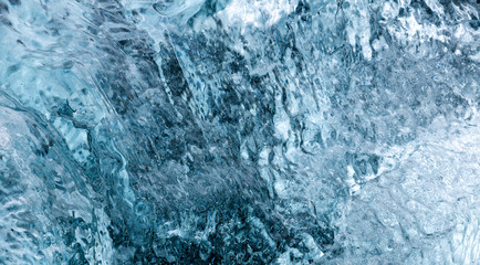 Fototapeta na wymiar Cold Blue Ice
