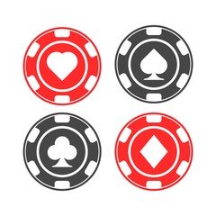 Casino chip icon 
