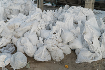 sand bag protect flood