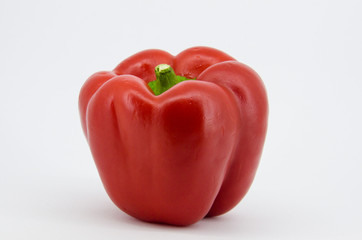 Red pepper isolated on white background