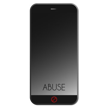 Phone con schermo abuse e tasto home divieto