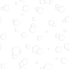 Bubble gray on white background