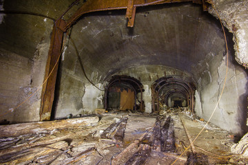 abandoned underground ore mine shaft tunnel gallery