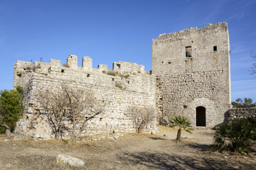 Fototapeta na wymiar Castillo de Pulpis. Santa Magdalena de Pulpis. Castellón. España