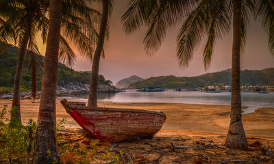Obraz na płótnie Canvas Beautiful beach in Vietnam