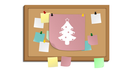 Pinnwand - Christbaum