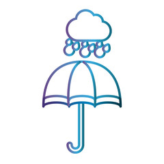 umbrella icon over white background vector illustration