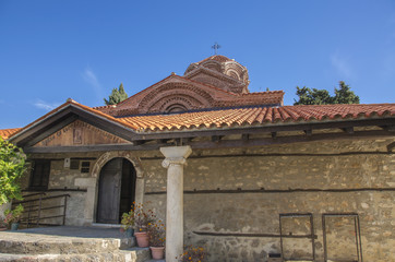 Obraz premium Ohrid, Macedonia - Holy Mary Peryvleptos - St. Clement