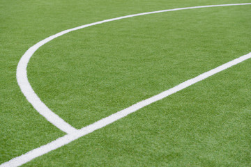 Kunstrasen als Hinterdrund