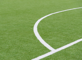 Kunstrasen als Hinterdrund