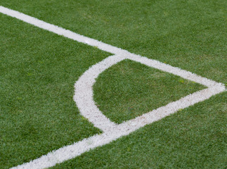 Obraz premium Kunstrasen als Hinterdrund