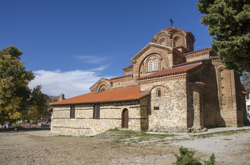 Fototapeta na wymiar Ohrid, Macedonia - Holy Mary Peryvleptos