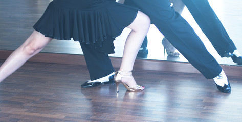 Ballroom dance dancers