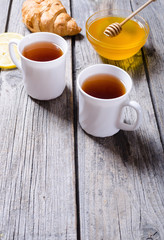Tea with ginger