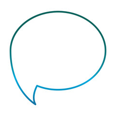 speech bubble icon over white background vector illustration