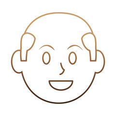 avatar man icon over white background vector illustration