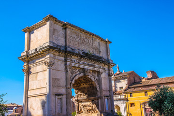 Triumphal arch. Rome. Italy