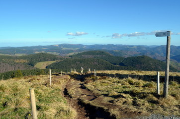Wanderweg auf dem Belchen