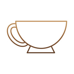 Fototapeta premium coffee mug icon over white background vector illustration