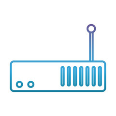 router icon over white background vector illustration