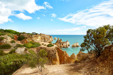 Rocky coast of Atlantic Ocean, Portugal