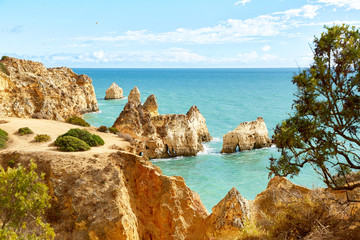 Rocky coast of Atlantic Ocean, Portugal