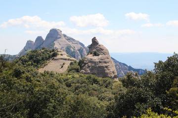 Fototapeta na wymiar Montserrat mountain, Spain 