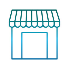 store icon over white background vector illustration