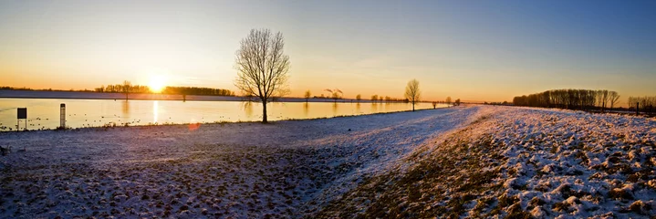 Fototapeten Fluss Winter © Roderick