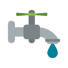 Water tap isolated icon vector illustration graphic design