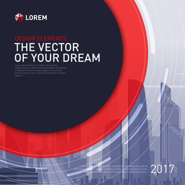 Design element for corporate graphic layout