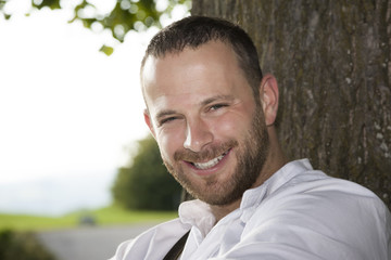 bavarian tradition man portrait