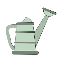 Gardening water can icon vector illustration graphic design