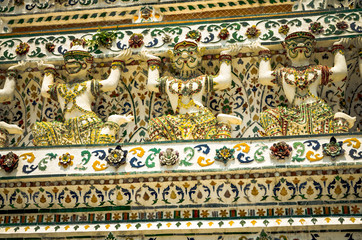 detail of buddhistic temple