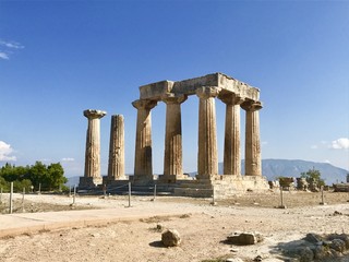 Doric Temple, Corinth , Greece 
