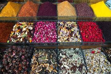 assortment of spices and tea © Nataliia