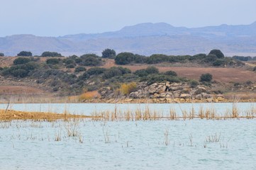 Embalse San Bartolome Cinco Villas Aragon España